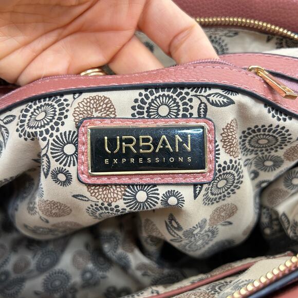 Urban Expressions Vegan Bag – Blush Coquette Balletcore Satchel Y2K Soft Girl - Picture 9 of 12